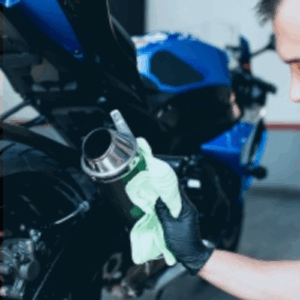 Limpieza de motos sin agua